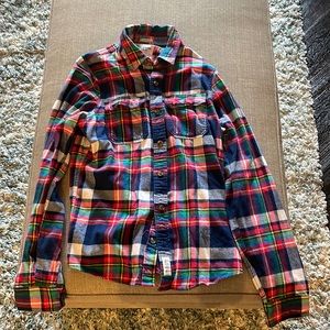 Abercrombie & Fitch Multi-Colored Flannel! Sz L!